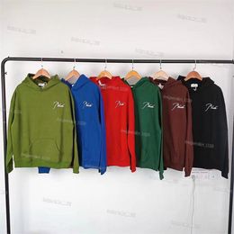 Sudaderas con capucha para hombres rhude set hombre sudaderas bordadas para capucha para capucha para hombres de mosaicos de alta calidad jueves haikyuu sudadera ropa de anime talla talla