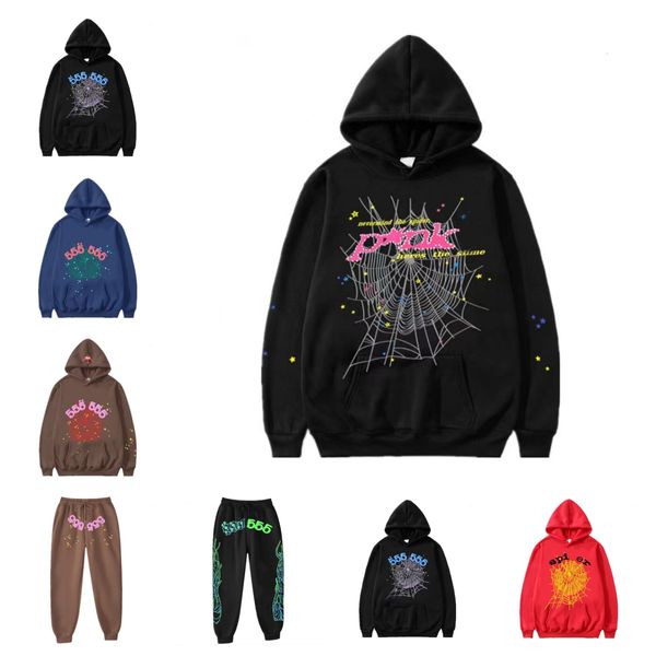 Sweats à capuche pour hommes Sp5der Designer Young Thug Survêtement d'impression chaude de haute qualité Pull à capuche en coton Hommes Femme Impression Sweat-shirts à col rond Taille S-XXL Multi couleurs