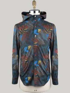 Hoodies pour hommes bouton émail émail imprimé kiton chemise à capuche