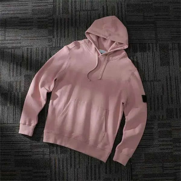 Sudaderas con capucha para hombre Sudadera Otoño e invierno Estilo italiano Pareja Engrosamiento Sudadera con capucha Insignia informal Jersey Manga larga 4 colores 859 645