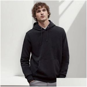 Heren Hoodies Sweatshirts 21.1Oz 600G Superzachte Fleece Verdikte Plevier Hoodie Trui Blank Basic En Dames Effen Jas Sweatshirt Heren Dheax