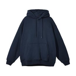 Heren Hoodies Sweatshirts 320G Zwaar Katoen Effen Kleur Paar Hoodie Basis Plevier Alle Herfst- en Wintermode Drop Delivery Ot4Eo