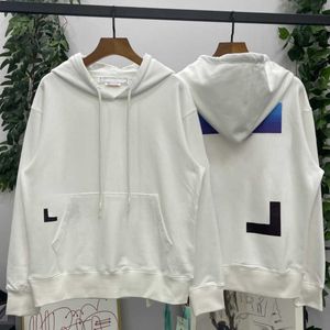 Sweats à capuche pour hommes Sweats 50off Pull grande taille Designer Sweat à capuche Retour Graffiti Noir Blanc Pull à col rond Hip Hop Manteau ample Hommes Femmes Chemise décontractée Long Sle