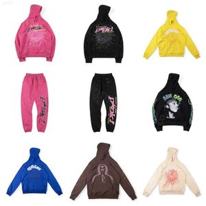 Heren Hoodies Sweatshirts 555 Designer Hoodie Sp5der Sweatshirt Man Pullover Young Thug 555555 Luxe Womens Pink Spider Jacket Sp IARO