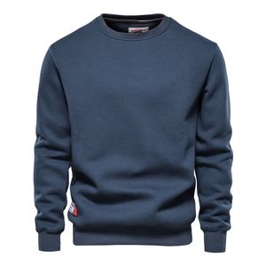 Heren Hoodies Sweatshirts Aiopeson Plus Velvet Splited Casual Basic Solid Color Pullovers Hoodie Herfst Winter Sweatshirt voor 221007