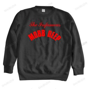 Heren Hoodies Sweatshirts arriveerden Men Katoen met lange mouwen Leer Mobb Diep beruchte modemerk Homme Tops Plus Size Drop 230220