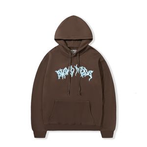 Heren Hoodies Sweatshirts Astroworld Concert Lightning Foam Gedrukt Oversize Flanel voor Mannen Streetwear Hip Hop Vrouwen Mode 230825