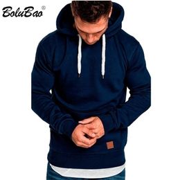 Sweats à capuche pour hommes Sweatshirts BOLUBAO Mode Hommes Sweat à capuche à manches longues Automne Casual Sweats à capuche Garçon Blouse Marque Solide Sweats à capuche Homme 220921