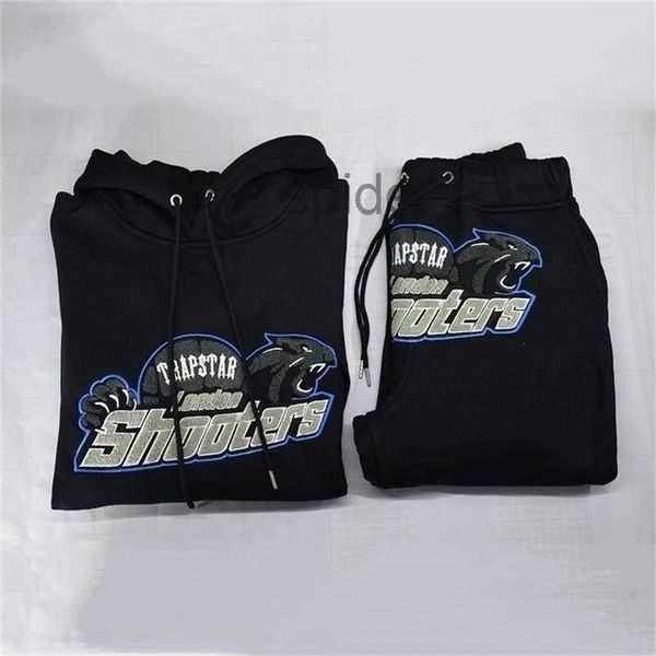 Sweats à capuche pour hommes Sweatshirts Casual Haute Qualité Brodé Hommes Femmes Sweat À Capuche London Shooters À Capuchon Trapstar Survêtement Designer Pullo 2L5B