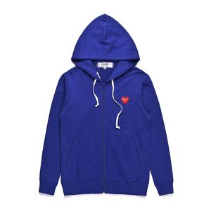 Heren Hoodies Sweatshirts Designer Mens Hoodies Com des Garcons Sweatshirt Hart Hoodie Brand Navy Blue