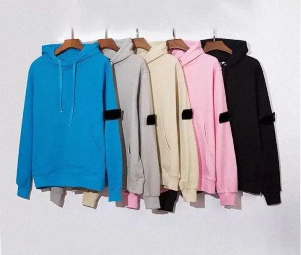 Sudaderas con capucha para hombre Sudaderas Diseñador para hombre Ston Island Sudadera con capucha Colores Candy Ston Sudadera con capucha Mujer Casual Topstoney Manga larga Pareja Suelta O-cuello Sweatshir S9UQ #