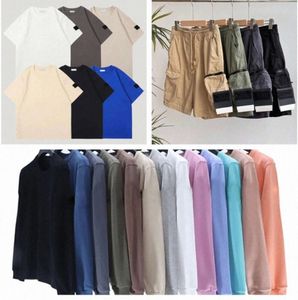 Sweats à capuche pour hommes Sweatshirts Designer T-shirt Hommes Shorts Boussole Brassard brodé Sweat-shirt en coton à manches courtes T-shirt Long Pull à capuche S Chaleur 1123ess