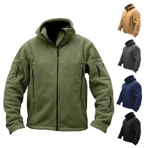 Heren Hoodies Sweatshirts Mode Tactische Recon Fleece Jas Volledige Zip Leger Mannen Combat Warm Casual Hoody Bovenkleding Jas 231018