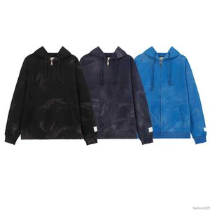 Sweats à capuche pour hommes Sweatshirts veste zippée complète décontracté à capuche galerie lettre Dept manteaux à manches longues en vrac TopNYR9