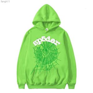 Hoodies pour hommes Sweatshirts Green Young Thug 555555 Hoodie Men Femmes Angel Spider WEB PRINT GRAPHIQUE Y2K Pullover 230525
