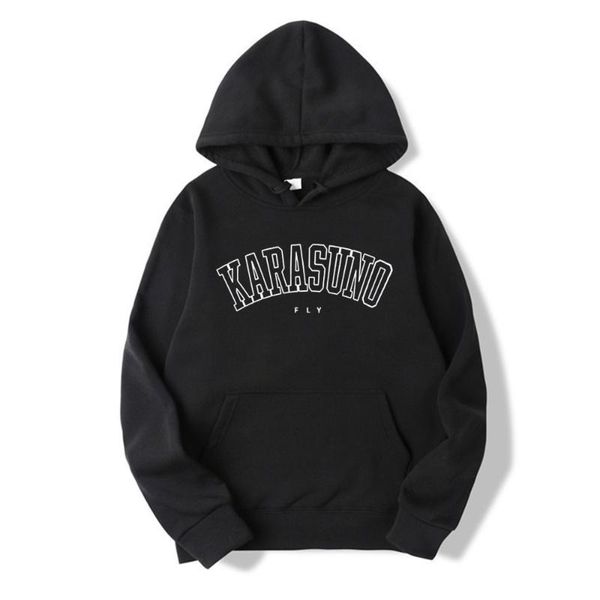 Sudaderas con capucha para hombre Haikyuu Karasuno Unisex Anime Sudadera con capucha mujer Casual Harajuku jerseys KSAS