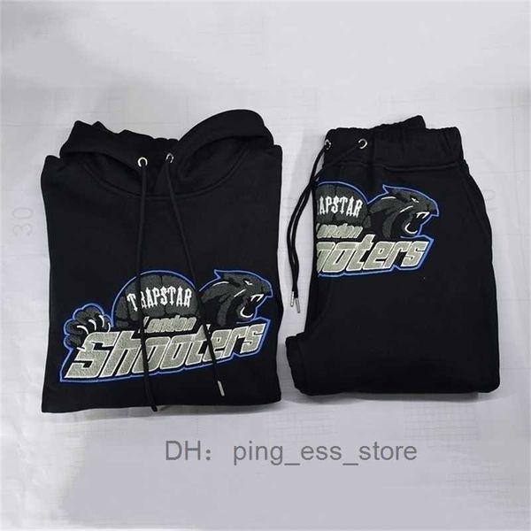 Sweats à capuche pour hommes Sweatshirts haute brodée hommes sweat à capuche pour femme Trapstar London Shooters survêtement à capuche pulls2