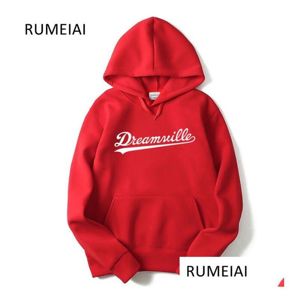 Hoodies à hommes Sweatshirts Men Dreamville J. Cole Automne Spring Hooted Hip Hop Plovers décontractés Tops Vêtements Drop livraison Appareils Otzvd