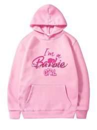 Heren Hoodies Sweatshirts Movie Bardenheimer Hot Pink Barbiees Dames Men Hoodie Casual Autumn Winter Nieuwe Fleeces Sweatshirt Streetwear Male pullover naar J230818