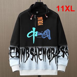 Sudaderas con capucha masculina Sweinshirts Plus Tamaño 10xl 11xl Men Casual Fashion Fashion Mass Sweet Autumn Sweins Sweins Big 231218