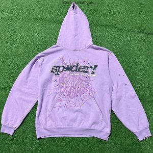 Hoodies pour hommes Sweatshirts Purple 555555 Pullover Men Femmes Young Thug Web Star Lettre i7cg