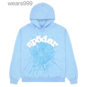 Hoodies pour hommes Sweatshirts Sky Blue 555555 HOODIE MEN Femmes de haute qualité Numéro d'ange Pouffle Impression graphique 4T33