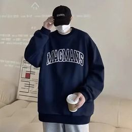 Sweats à capuche pour hommes Sweatshirts Streetwear Harajuku Sweat-shirt en coton Hommes Mode Lettre Imprimer Unisexe Hip Hop Sweat à capuche Homme Casual Oneck Pulls surdimensionnés 231208