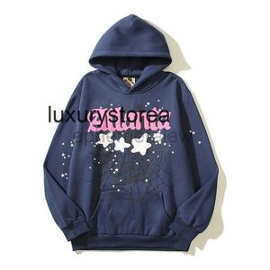 Sweats à capuche pour hommes Sweatshirts Streetwear Spider Web Star Letter Mousse Polaire Sweat à capuche pour hommes Stranger Things Lâche Casual Épais Sweatshirts Unisexzln231128