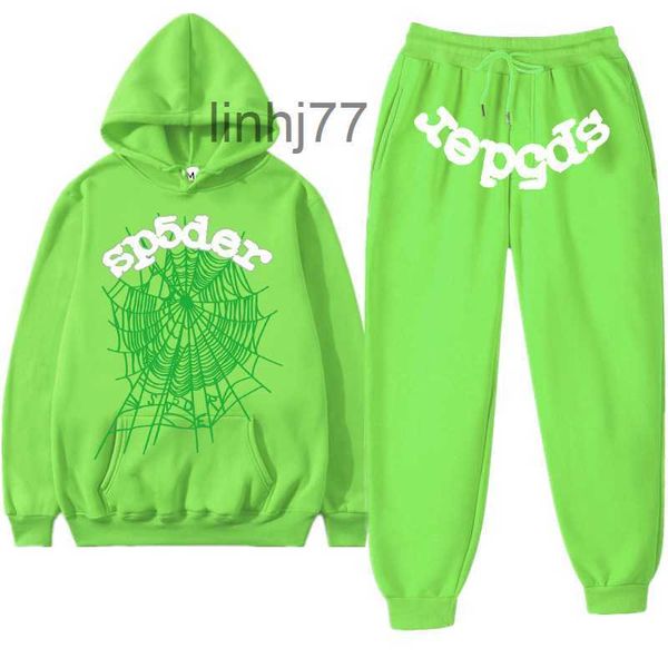 Sweats à capuche pour hommes Sweatshirts Survêtement Sweat Suit Spider 555 Young Thugg Stars Même 55555 Pantalon Bibber et Body Casual Loisirs Coton Fashio1e2k1E2K