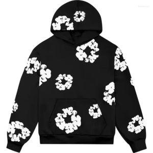 Heren Hoodies Sweatshirts Y2K Hoodie Hip Hop Grafische Print Oversized Sweatshirt Harajuku Gothic Plevier Streetwear Drop Levering Kleding Dhvk4