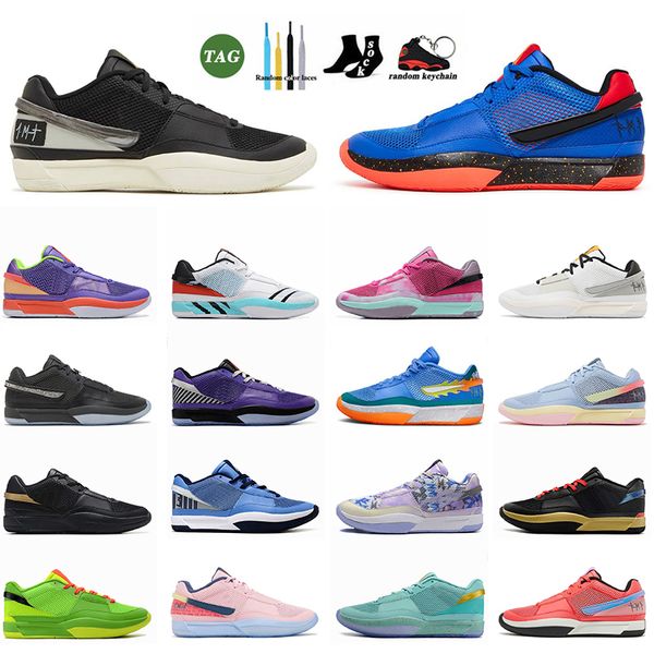 Mens Ja 1 Zombie Hunger Ja1 Chaussures de basket-ball Designer Low Eybl Nationals Zombie Barckyard BBQ Sundial Soft Pink Day One J1 Femmes Grinch Mamba Baskets