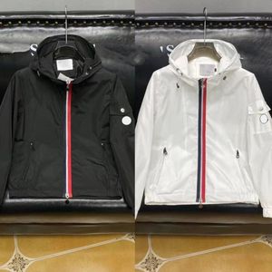 Hommes Veste Bomber À Capuche Printemps Automne Style Homme Manteau Steiped Fermetures À Glissière Imprimé Designer Vestes Outwears Tops Manteaux Taille M-5XL