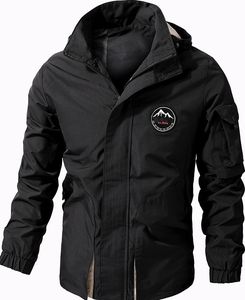 Hommes Veste Respirant Extérieur Sports Manteaux Veste Décontractée Randonnée Coupe-Vent Automne Voyage Hommes Outwears Mode À Capuche Vestes Sports Coupe-Vent