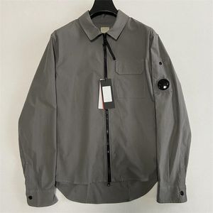 Herenjasje Reversoverhemd Jassen Lenslogo Windscherm Overshirt Herenvest Bovenkleding Cargo Kleden Top