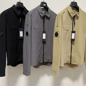 Hommes veste manteau une lentille revers chemise vestes vêtement teint utilitaire surchemise en plein air hommes Cardigan vêtements d'extérieur vêtements XXL 884