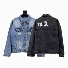 herenjas Denim jassen Dames ontwerpers Heren Casual winterjassen Merk Luxe jas Stylist Uitloper Beer varsity Palm Angel