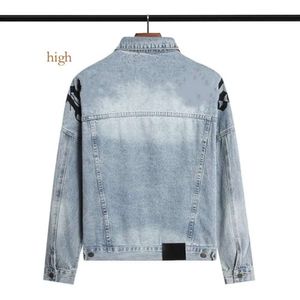 Chaqueta para hombre Denim Palms Palmangel Chaquetas para mujer Diseñadores Hombres Casual Abrigos de invierno Marca Moda Luxe Estilista Outwear Angle Bear Varsity Designer 77