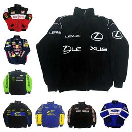 veste pour homme veste de créateur veste de course F1 veste décontractée entièrement brodée tailles européennes et américaines fl