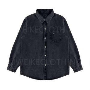 Veste homme Vestes de créateurs Hommes Sweats à capuche Jean Manteau Étiquette métallique Chemise Veste en jean Femmes Vestes Denim Manteau Bouton Lettres Automne Style Designer Vestes Jeans