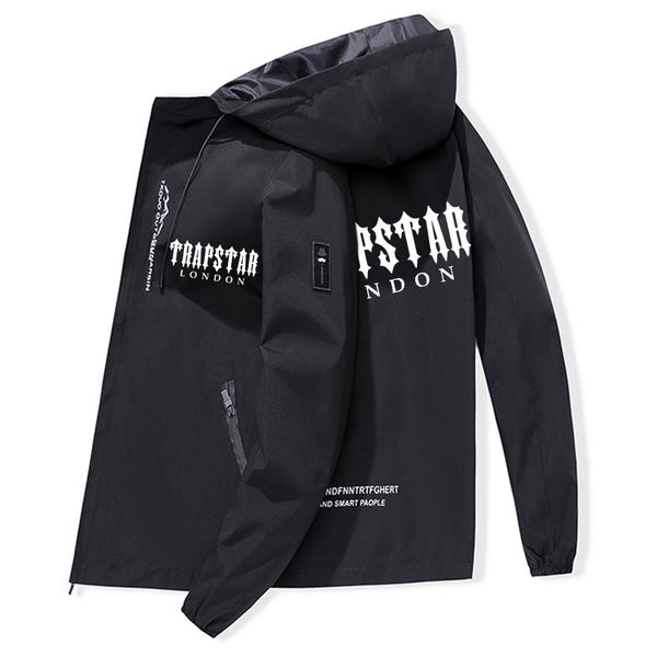 Veste pour hommes Designer Printemps Automne Fluffy Veste Coupe-Vent Veste Casual Sport Zipper TRAPSTAR LONDON Lettres Imprimé Sweat À Capuche Veste De Mode pour Hommes vêtements M-4XL