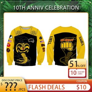 Mens Jacket Hip Hop Men Sweatshirts U.S. drama Cobra Printing Thin Jacket Coats XS-5xl