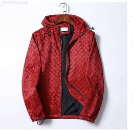 Herenjack Reflecterende Spring Outwear Windscheper Hoodie Zipper Fashion Women Hooded Jackets Coat Outside Sport Mans Clothing