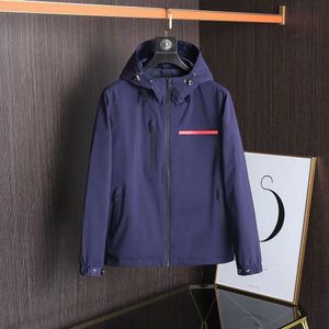 Veste pour Hommes Coupe-Vent à Manches Longues Lettre Impression Sweat à Capuche Poche zippée imperméable Manteau Parka Noir Automne et Hiver Manteaux de Grande Taille