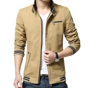 Heren Jassen en Jassen Mannen Katoen Casual Jas Effen Slanke Jasjas Mannen Jaqueta Masculina Plus Size 4XL Veste Homme