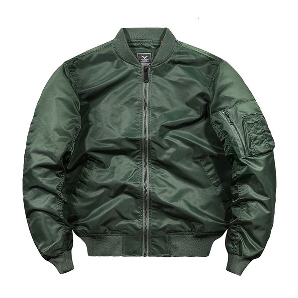 Chaquetas para hombre Otoño Clásico MA1 Chaqueta piloto Air Force Bomber Uniforme Vuelo para hombres 221206