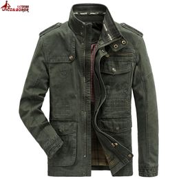 Herenjassen Herfst winterjas Heren Puur katoen Business Casual Cargo Militaire motorfiets Bomberjassen Mannelijke Jaqueta Masculina 231110