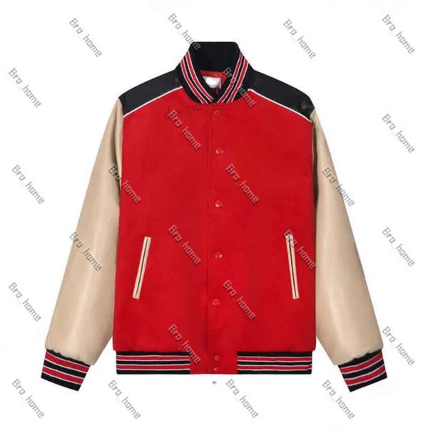 Chaquetas para hombre Abrigo de béisbol Chaqueta CE Hombre Celinly Camisas para hombre Diseñador Chaqueta universitaria Bordado Cuero de PU Cómodo Cierre de perlas Chaqueta Letterman Celiene 708