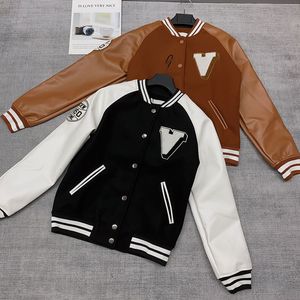 Chaquetas para hombre, uniforme de béisbol, cortavientos, chaquetas de estilista en V para mujer, chaquetas 23AW, Parkas para mujer, abrigo de plumón, Chaqueta corta delgada, abrigos con cremalleras