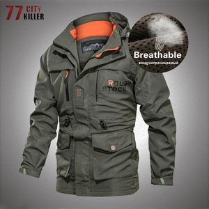 Heren Jassen Big Size 6xl Militaire bomberjack Men Herfst Quick Dry Multipoc 220823