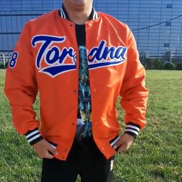 Chaquetas para hombre, chaqueta Bomber para hombre, ropa de calle, cortavientos fino, bordado Harajuku, prendas de vestir informales de Hip Hop, chaqueta de piloto con capucha 230804